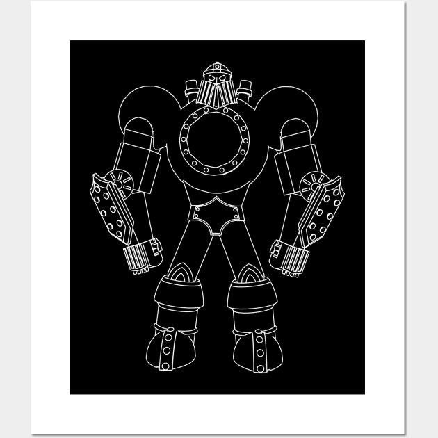 Robot Art Wall Art by Polahcrea